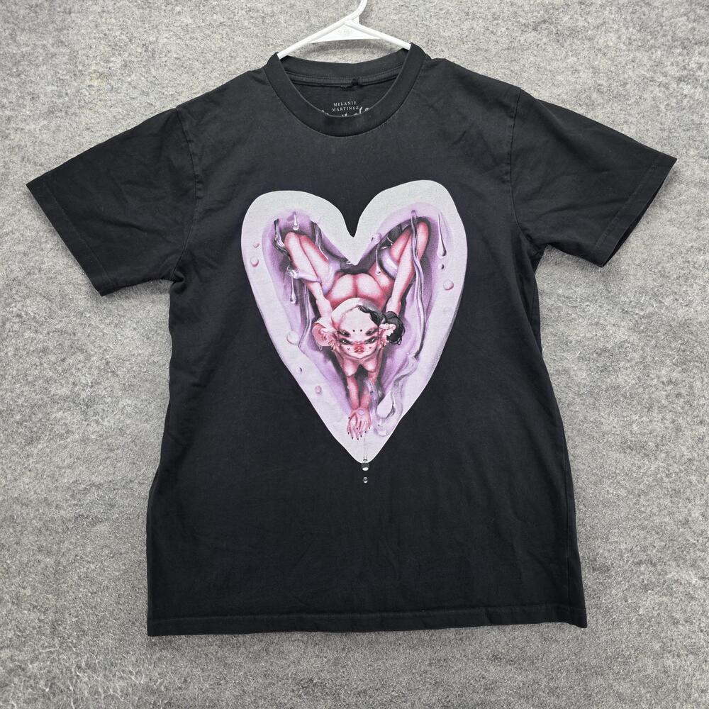 Melanie Martinez Portals Shirt Mens Small Black Heart Art Graphic Tee Music